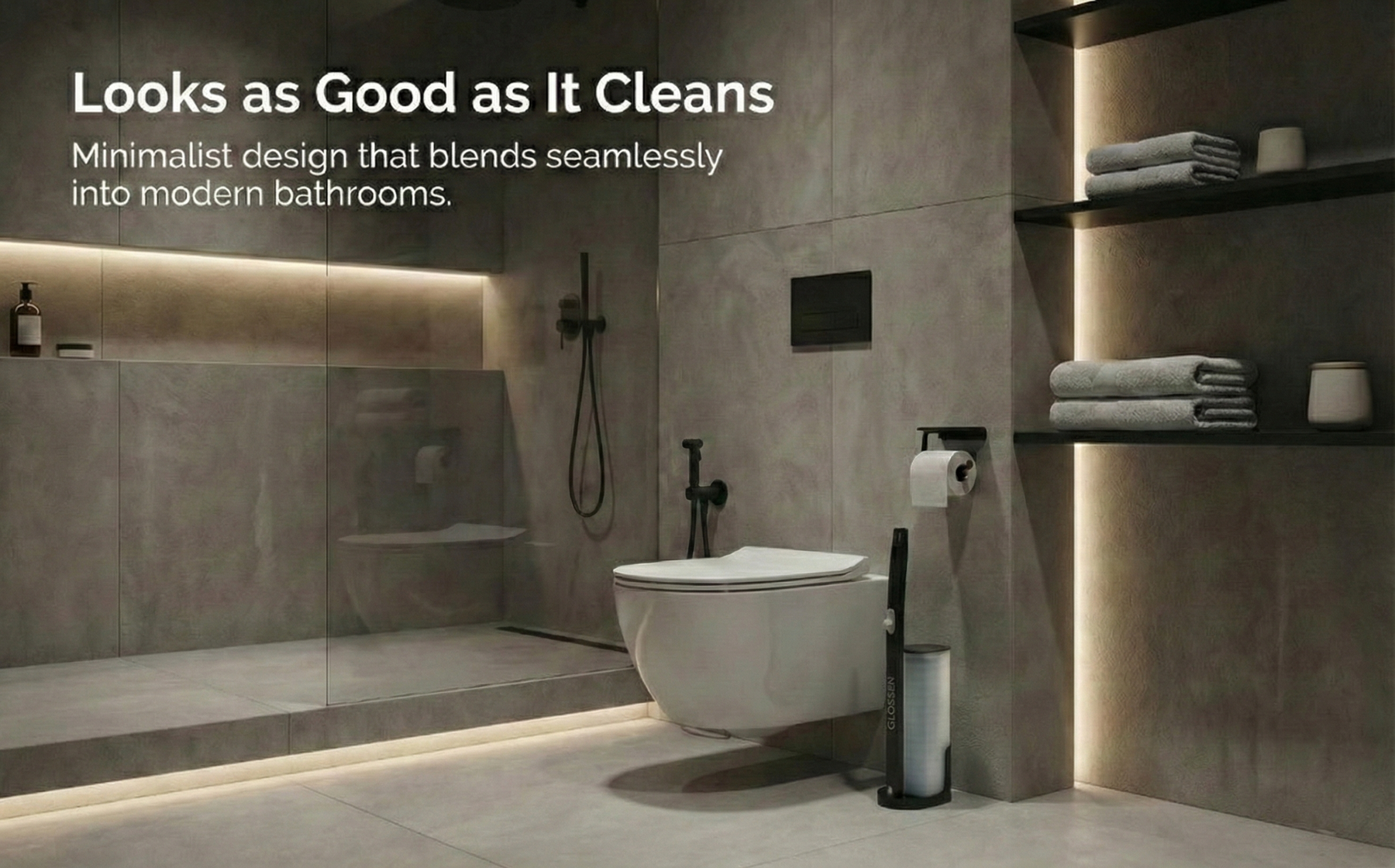 GLOSSEN Looks as good as it cleans